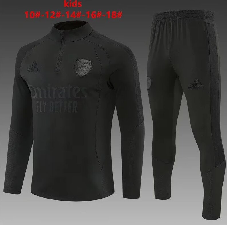 Kids Arsenal 26/27 Tracksuit - Black